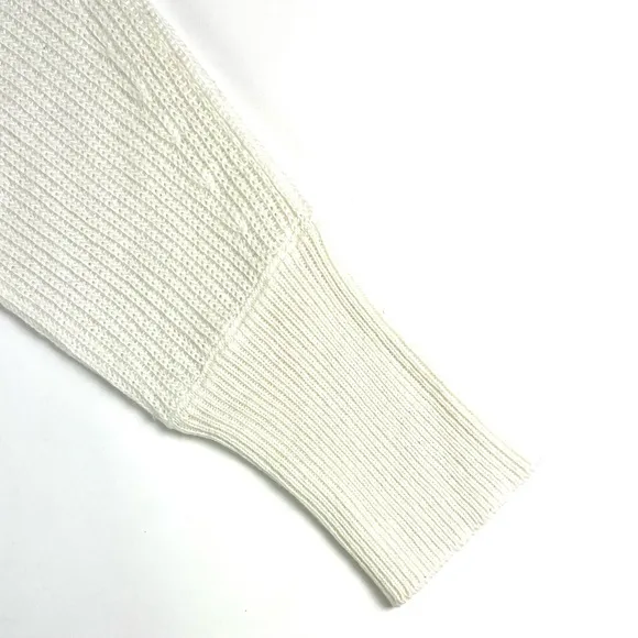 Boston Proper White Slouchy Sweater