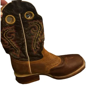 Botas Doble R Square Toe Cowboy Boots Size 6