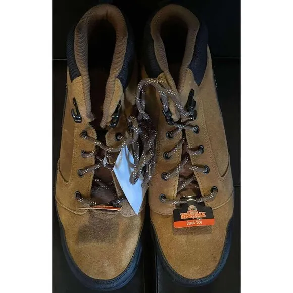 Brahma Men's‎ Alpha Waterproof 6&quot; Steel Toe Work Boots