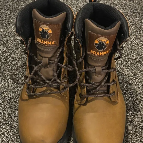 Brahma Men's Brown Work Boots