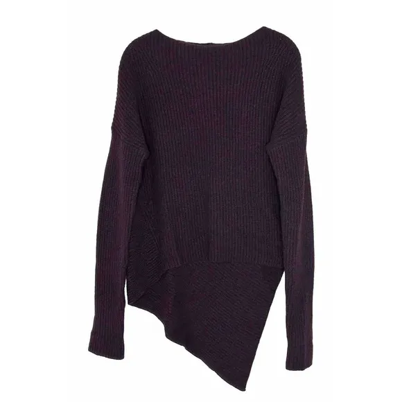 Brochu Walker Size XS Sweater Thandee Ribbed Boat Asymmetrical Vent Wool