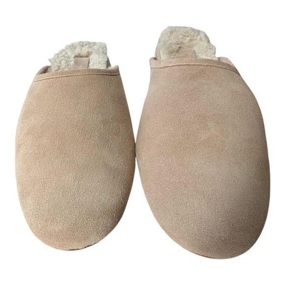 Brochu Walker The Soho Mule Slip-On Shoes Shearling Suede Quiet Luxury