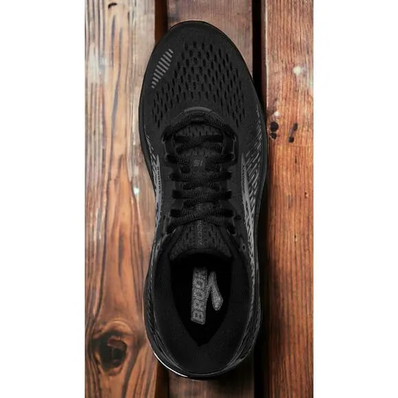 Brooks Addiction GTS 15 Black Road Running Wide Fit Shoes Mens 10 New in Box