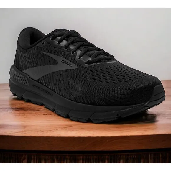Brooks Addiction GTS 15 Black Road Running Wide Fit Shoes Mens 10 New in Box