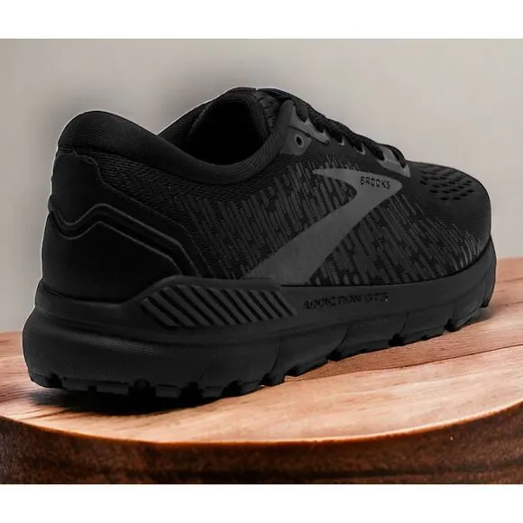 Brooks Addiction GTS 15 Black Road Running Wide Fit Shoes Mens 10 New in Box