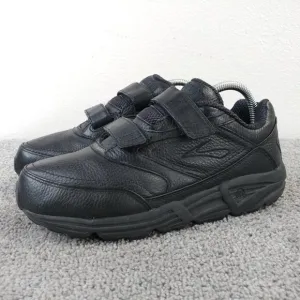 Brooks Addiction Walker V-Strap 2 Womens Size 9 D WIDE Running Shoes Black Low