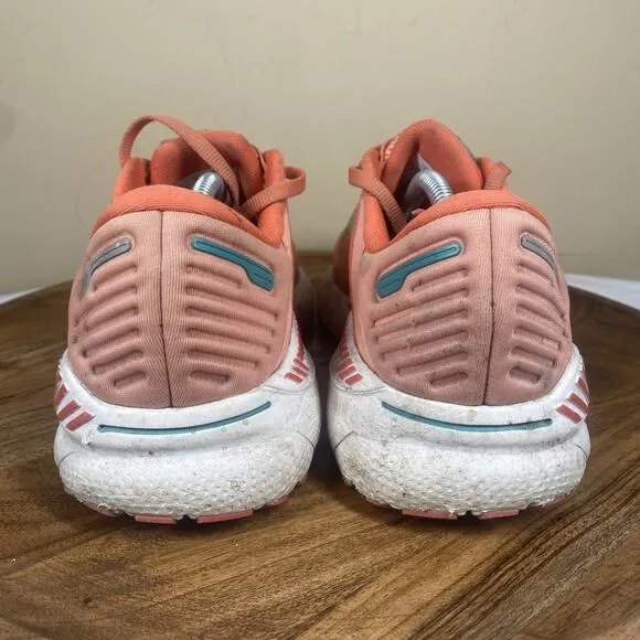 Brooks Adrenaline GTS 22 Coral Latigo Bay Womens Orange Size 9 Running shoes