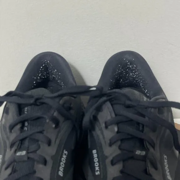 Brooks Adrenaline GTS 23 Men’s Size 10.5 D All Black Ebony Running Shoes