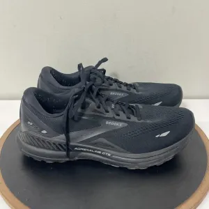 Brooks Adrenaline GTS 23 Men’s Size 10.5 D All Black Ebony Running Shoes