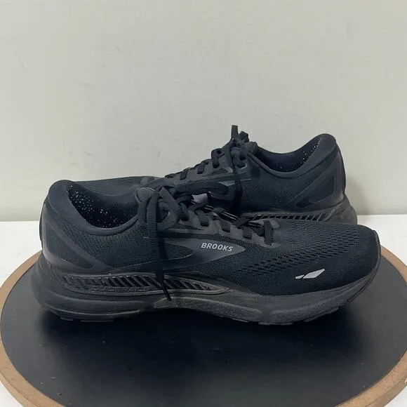 Brooks Adrenaline GTS 23 Men’s Size 10.5 D All Black Ebony Running Shoes