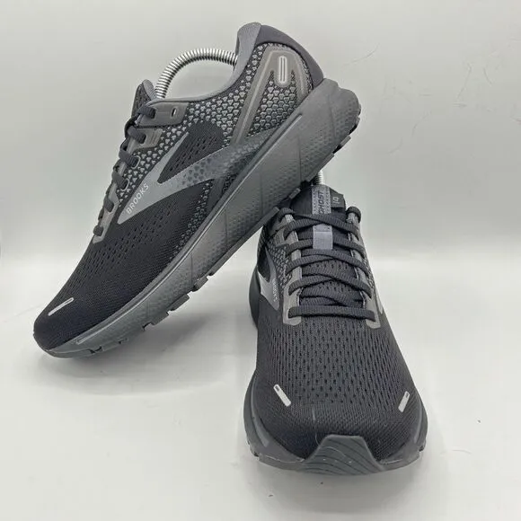 Brooks Ghost 14 Triple Black Running Shoes Men's Size: 8 (2E Wide) New