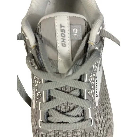 Brooks Ghost 14 Womens Running Shoes Gray Sneakers Athletic Size 9 D (wide)