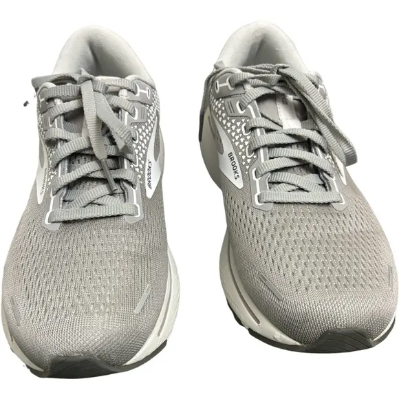 Brooks Ghost 14 Womens Running Shoes Gray Sneakers Athletic Size 9 D (wide)