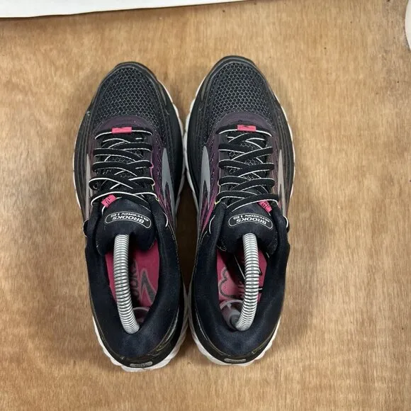 Brooks Glycerin 15 Women Size 8.5 Black Running Shoes Sneakers
