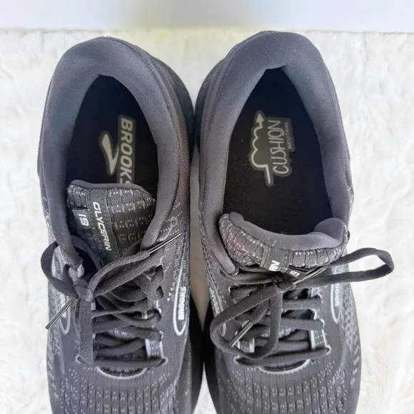 Brooks Glycerin 19 Running Shoes 11.5 Wide (2E) Black New Without Box