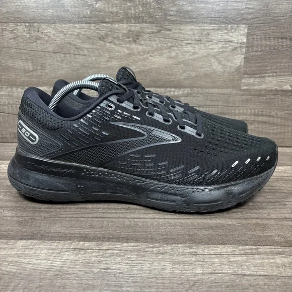 Brooks Glycerin 20 Black Mens US Size 11.5 Wide 1103822E020 Running Shoes