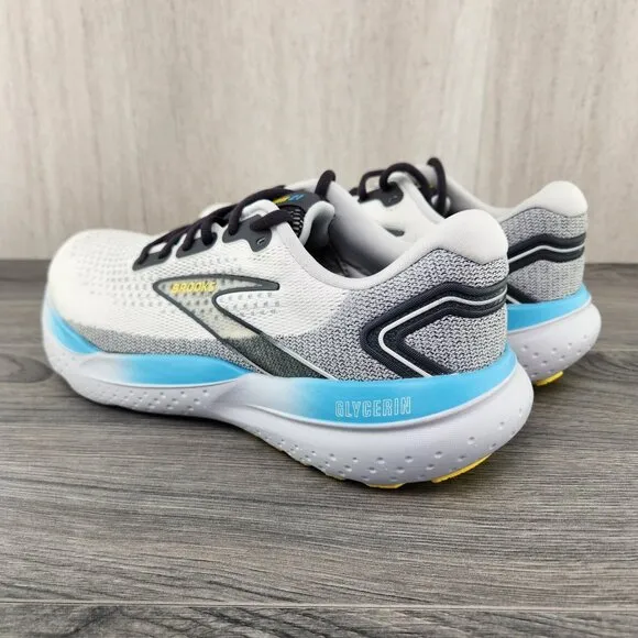 Brooks Glycerin 21 Size 12 Mens Coconut Forged Iron Grey Black Casual Shoes