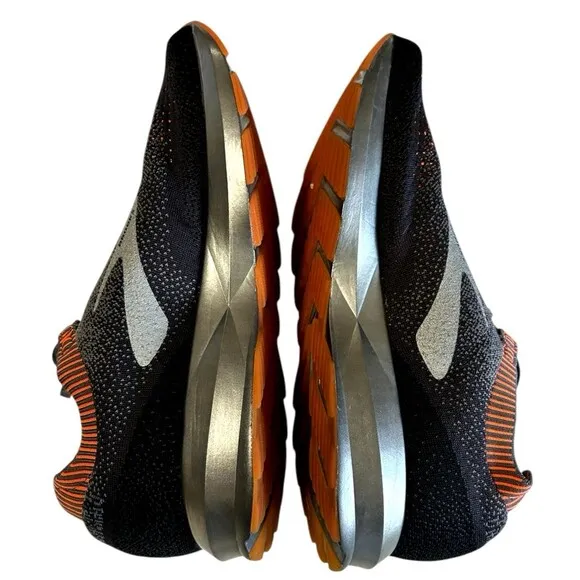 Brooks Levitate 2 Mens Black Gray Orange Running Shoes  1102901D026  Size 12 D