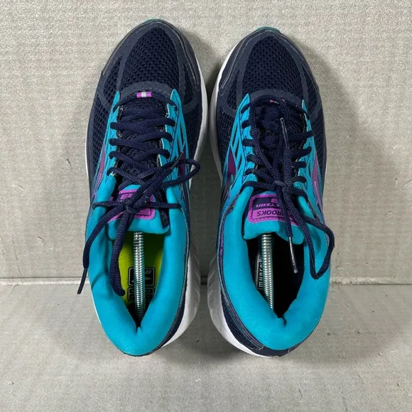 Brooks' Men's Addiction 13 - Navy / Teal / Purple Size 12 2E - X Wide