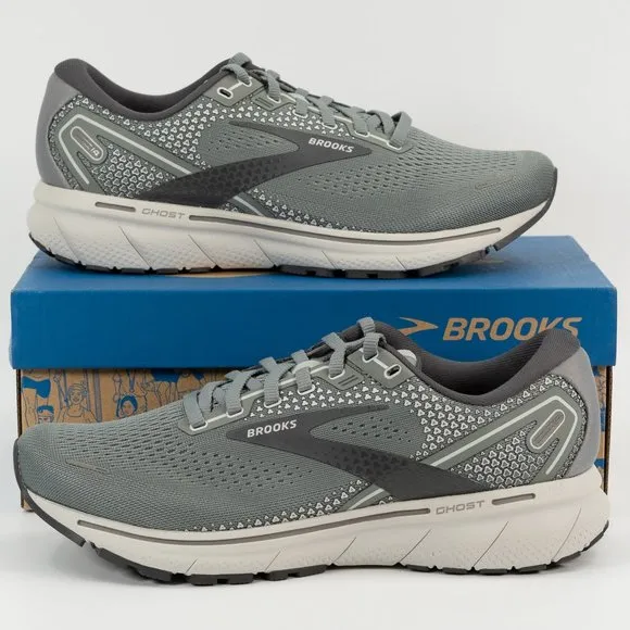 Brooks Men's Ghost 14 'Grey Alloy Oyster' 110369-2E-067 WIDE Running Jogging Gym