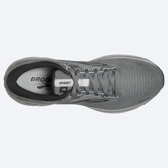 Brooks Men's Ghost 14 'Grey Alloy Oyster' 110369-2E-067 WIDE Running Jogging Gym