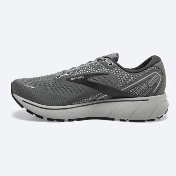 Brooks Men's Ghost 14 'Grey Alloy Oyster' 110369-2E-067 WIDE Running Jogging Gym