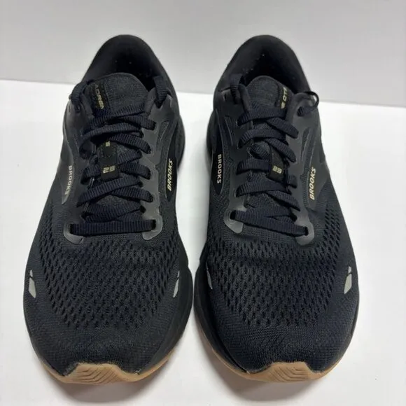 Brooks Women’s Adrenaline GTS 23, Black Running Shoes, 9 Wide