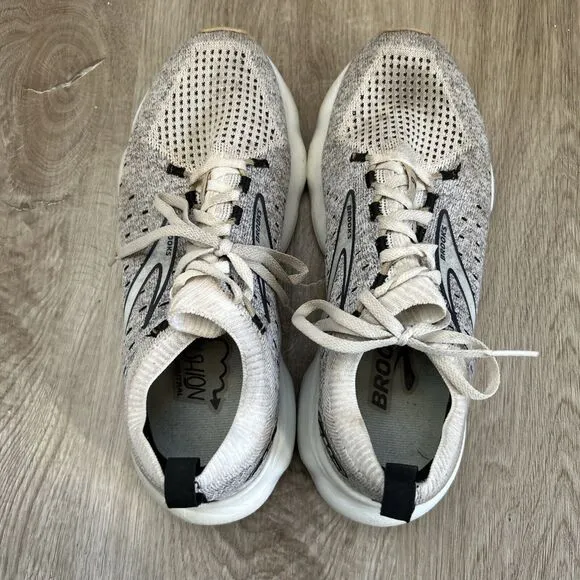 Brooks Womens Glycerin Stealth Fit 20 Gray Running Shoes 8 Medium (B) Sneakers