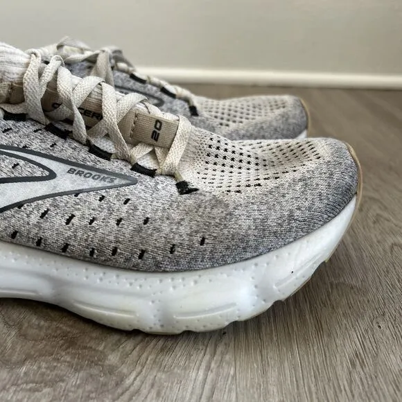 Brooks Womens Glycerin Stealth Fit 20 Gray Running Shoes 8 Medium (B) Sneakers
