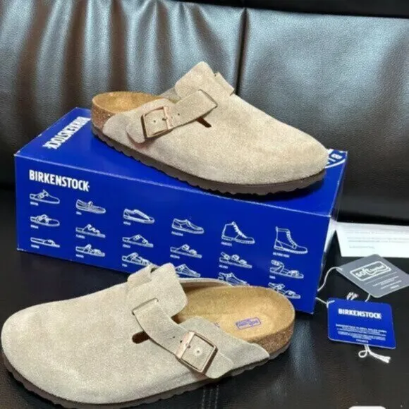 Brown Birkenstock Suede