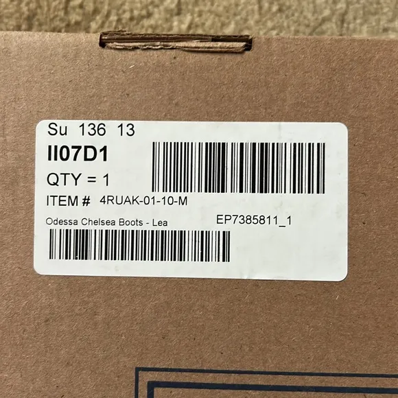 Brown Leather Chukka Chelsea Boots US size 10 / Euro 43 (closer to a US 9.5)