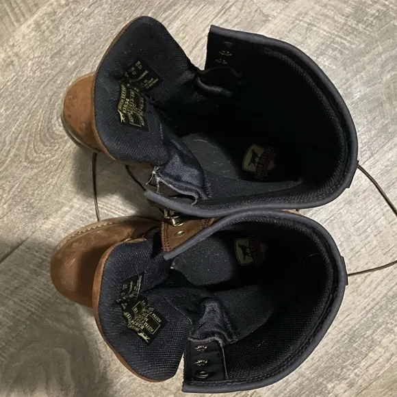 Brown Leather Work Boots