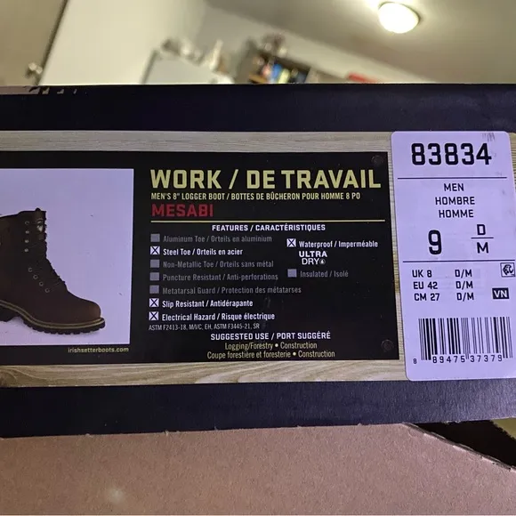 Brown Leather Work Boots