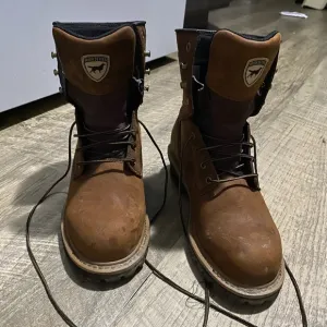 Brown Leather Work Boots