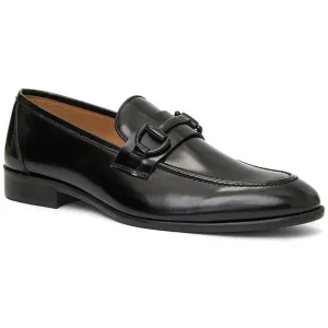 Bruno Magli Womens Alessio Black Patent Leather Slip-On Loafers Shoes New