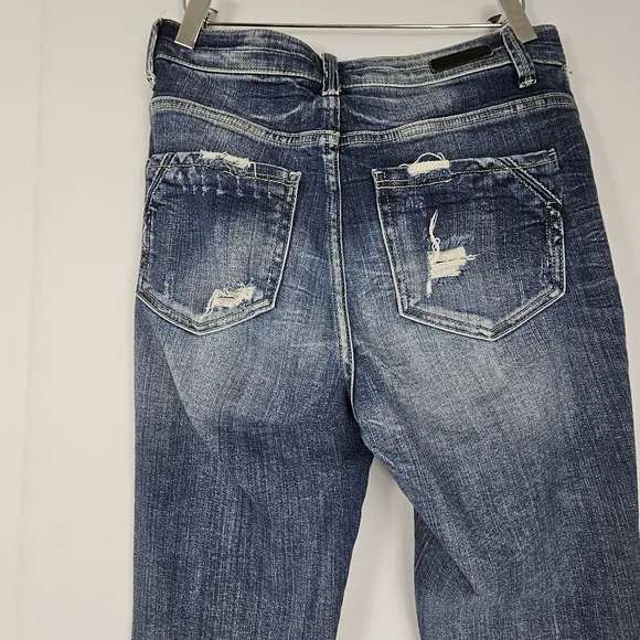 Buckle black ankle skinny jeans size 25