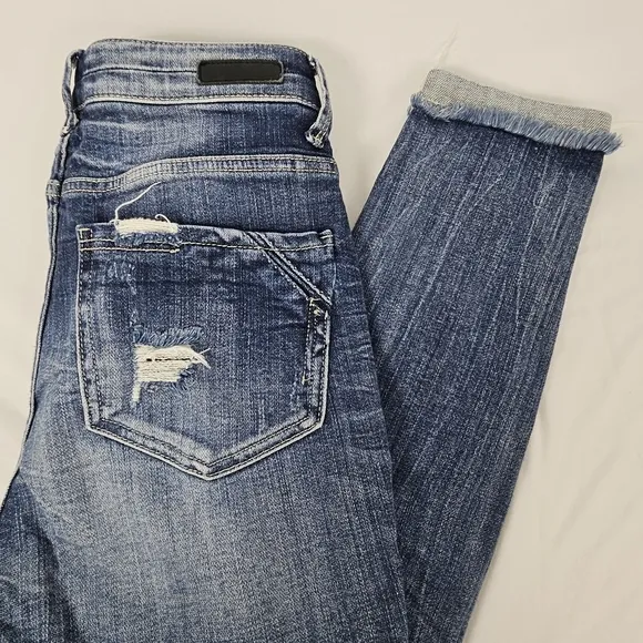 Buckle black ankle skinny jeans size 25