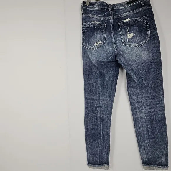 Buckle black ankle skinny jeans size 25