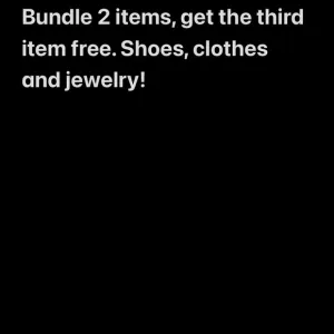 Bundle two items and get the third item free!