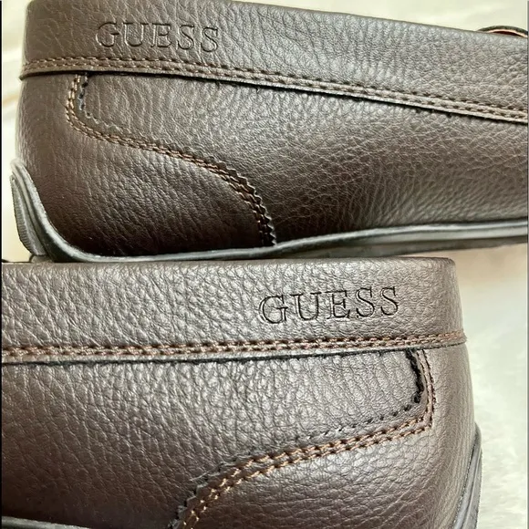 Bundled “GUESS” 💯% Authentic Leather Men’s Loafer Shoes   Card Case