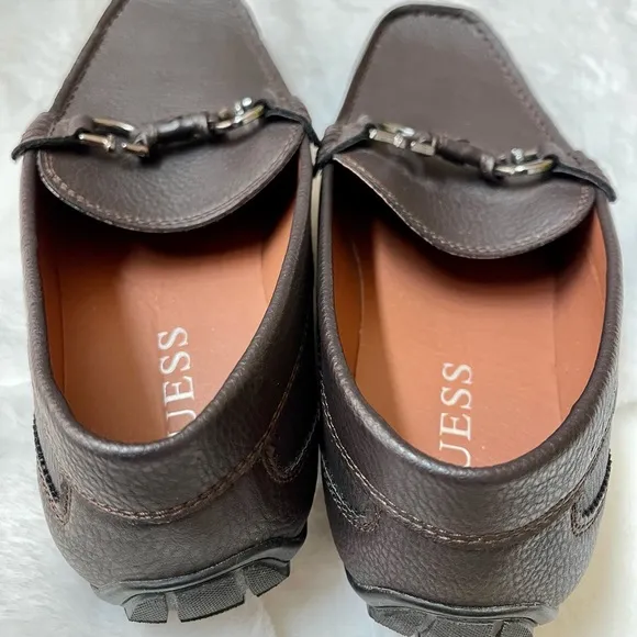 Bundled “GUESS” 💯% Authentic Leather Men’s Loafer Shoes   Card Case