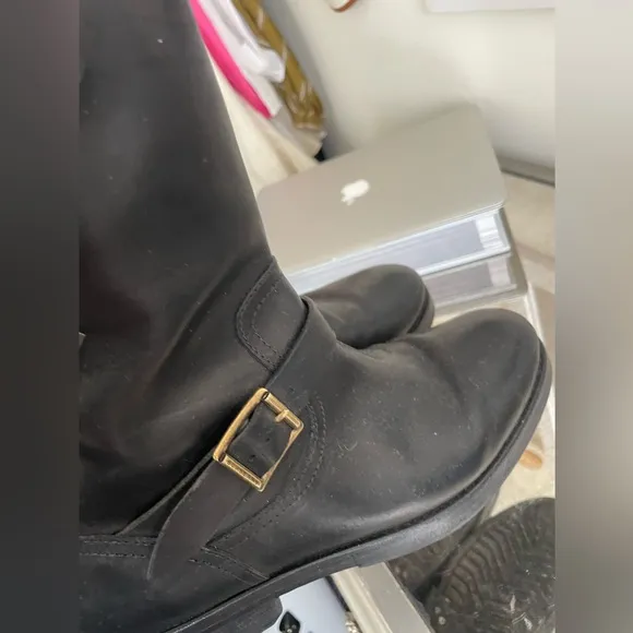 Burberry Brit Boots Dunbar Flat Mid Boot sz 40