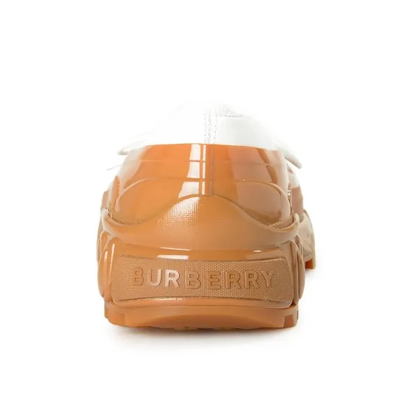 Burberry Women's &quot;Linford&quot; Leather Rubber Flat Ballet Shoes