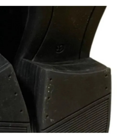 Bussola Alessia Black Ankle Boots Womens Size 39 EU 8.5 US