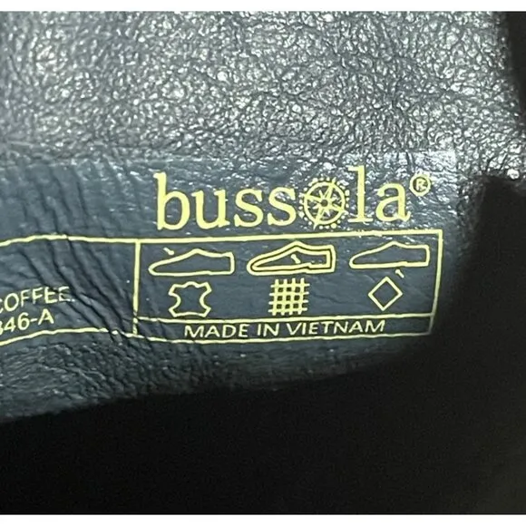 Bussola Alessia Black Ankle Boots Womens Size 39 EU 8.5 US