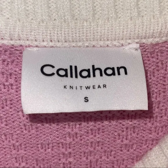 CALLAHAN KNIT Anthropologie Pastel Striped Turtleneck Poncho Sweater Small