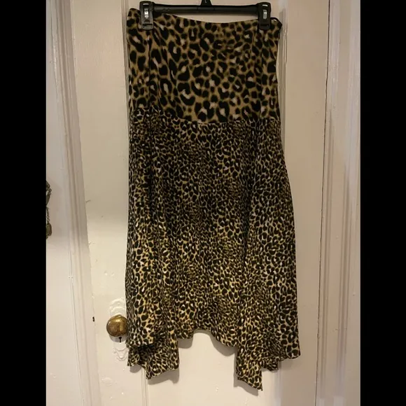 Calvin Klein Mixed Animal Print Skirt NWOT