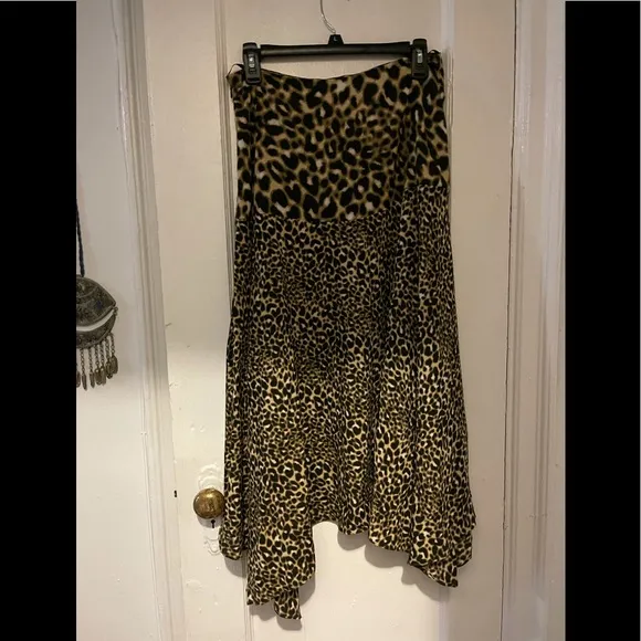 Calvin Klein Mixed Animal Print Skirt NWOT