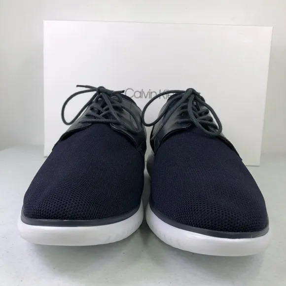 Calvin Klein Teodor Knit Dark Navy Shoes Size 10.5M