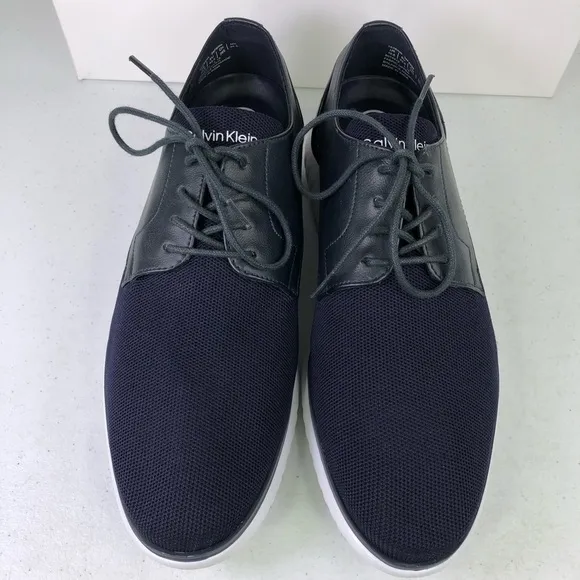 Calvin Klein Teodor Knit Dark Navy Shoes Size 10.5M